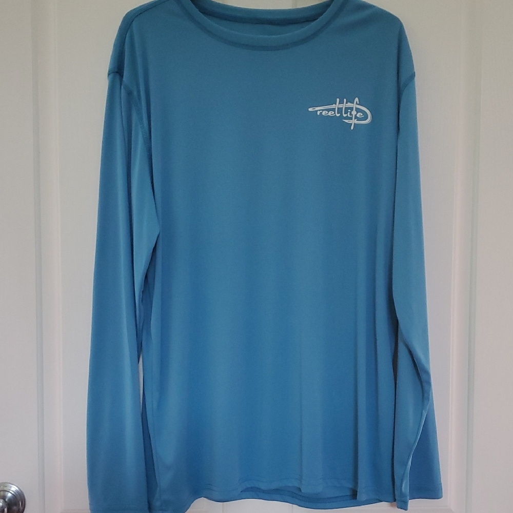 Blue Men's Shirt by reel life,long sleeve, Size X-Large New without tags
